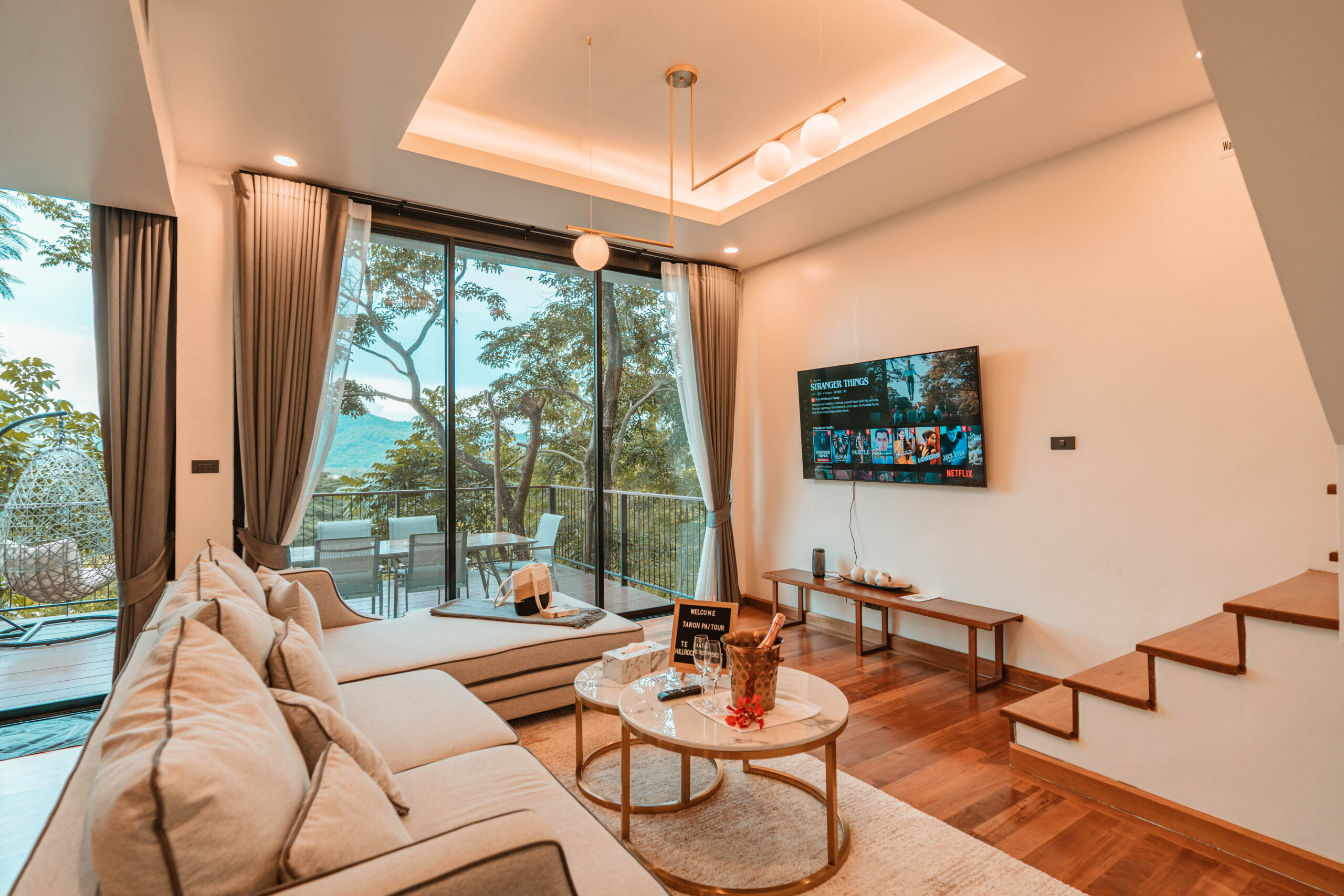 Living Room - Hillrock Residence