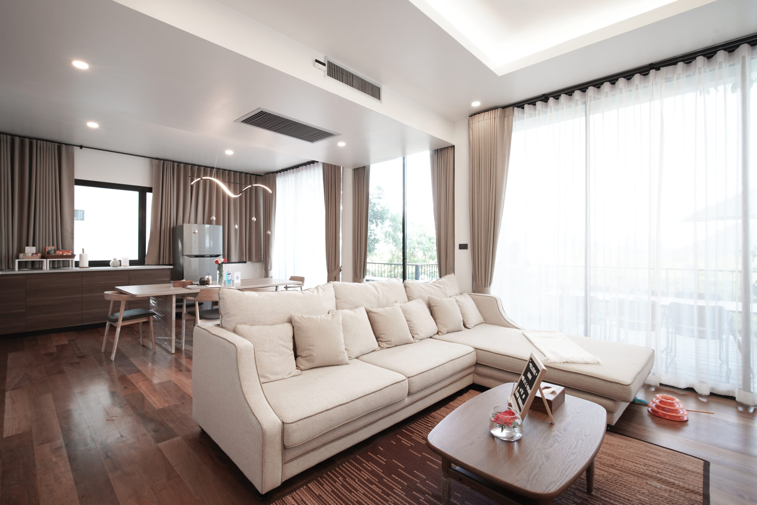 The Living Room at Hilltop Residence