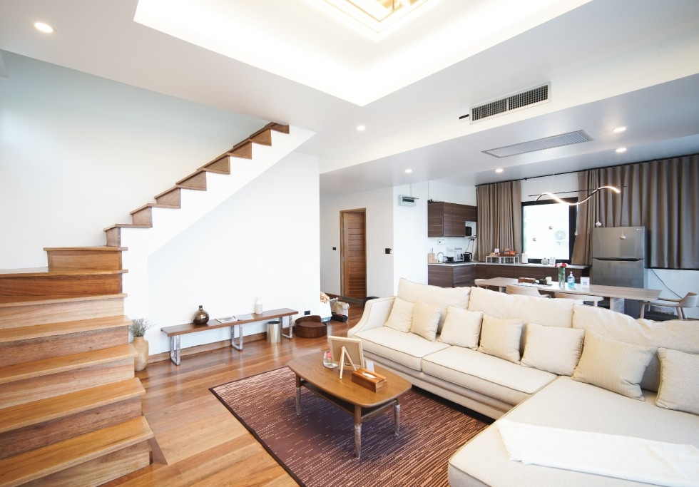 Living Room at Hilltop Residence